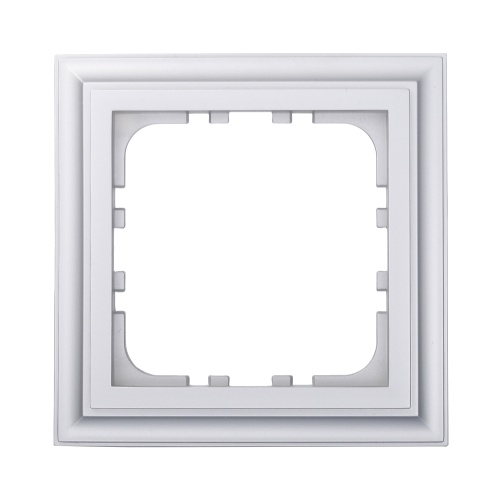 Рамка 1-постовая (серебристый металлик) CLASSIC