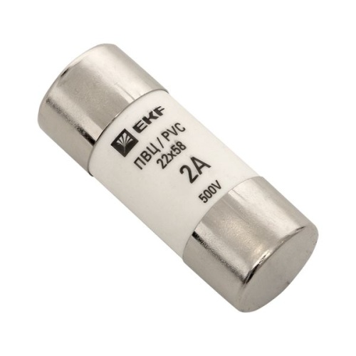 Плавкая вставка цилиндрическая ПВЦ (22х58) 2А EKF