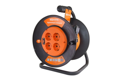 Удлинитель силовой УК10-004 TDM (4 места/30м ПВС 2х1,0) Удлинитель силовой УК10-004 TDM (4 места/30м ПВС 2х1,0)