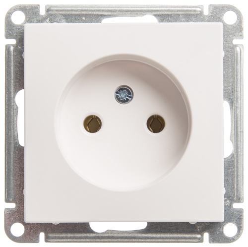 W59 РОЗЕТКА без заземления без шторок, 16А, механизм, БЕЛЫЙ W59 РОЗЕТКА без заземления без шторок, 16А, механизм, БЕЛЫЙ