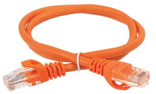 ITK Коммутационный шнур кат. 5Е UTP PVC 7м оранжевый