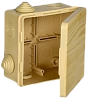 Коробка расп. КМ 100х100х50мм о/к IP54 8 вв. сосна IEK
