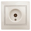 1-301-02 Эл/ус Intro Розетка TV одиночная, IP20, СУ, Plano, сл.кость