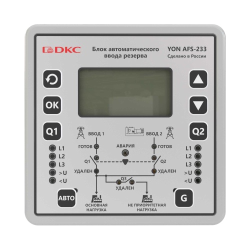 Электронный блок автоматического ввода резерва YON AFS-233