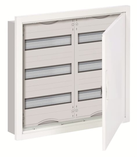 Распределит. щит в нишу 2ряда/3рейки на 72 модуля 534х560х120  U32E