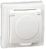 KVARTA Роз. 1ая с з/к/ш кр. РСбш10-3-КБ-44 16А IP44 бел. IEK