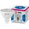 Лампочка светодиодная ЭРА STD LED Lense MR16-8W-840-GU5.3 GU5.3 8Вт линзованная софит нейтральный белый свет