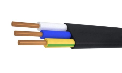 Кабель ППГнг(А)-HF 3х1,5 ГОСТ  Плоский