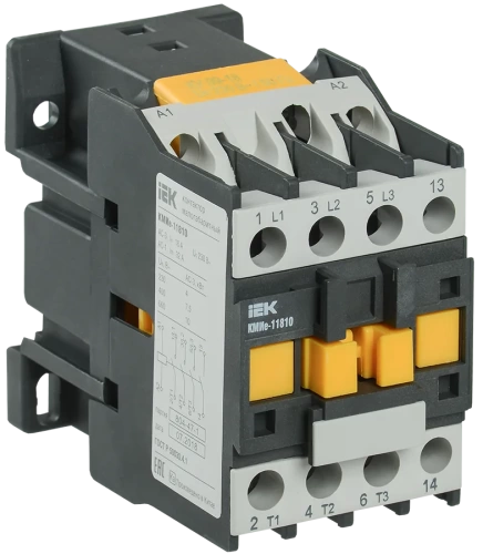 Контактор КМИе-11810 18А 230В/АС3 1НО IEK Контактор КМИе-11810 18А 230В/АС3 1НО IEK