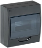 Корпус модульный пл. нав. ЩРН-П-8 черный IP41 IEK