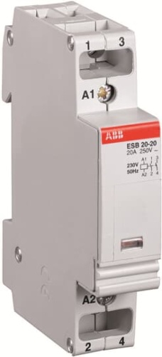 Модульный контактор ESB-20-20 (20А AC1) 220 В АС