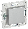 SKANDY Выключ. 1-кл. кнопоч. 10А SK-V14S сереб. IEK