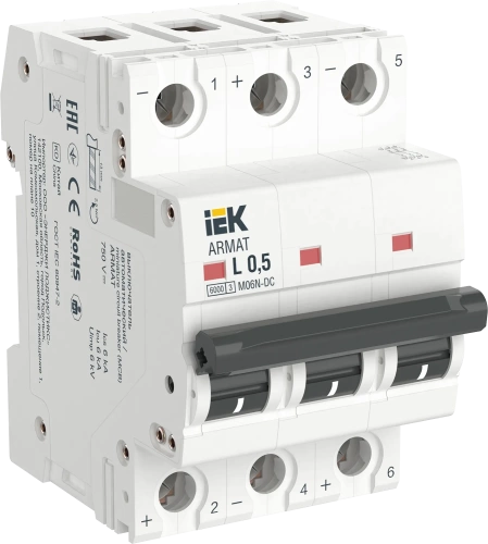 ARMAT Авт. выкл. M06N-DC 3P L 0,5А IEK