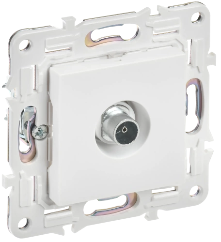 SKANDY Роз. TV оконечная SK-A12W арк. бел. IEK SKANDY Роз. TV оконечная SK-A12W арк. бел. IEK