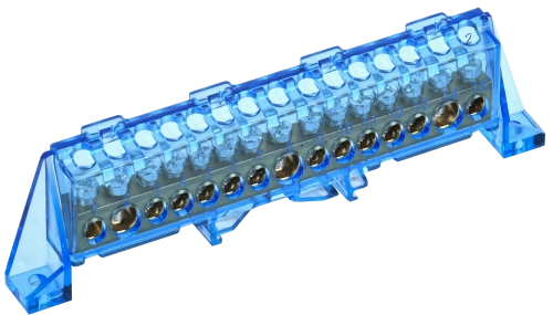 TEKFOR Шина N "ноль" в комб. изол. "Стойка" 8х12-15-С IEK