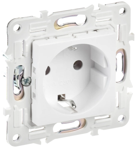 SKANDY Роз. с з/к без з/ш 16А SK-R05W арк. бел. IEK SKANDY Роз. с з/к без з/ш 16А SK-R05W арк. бел. IEK