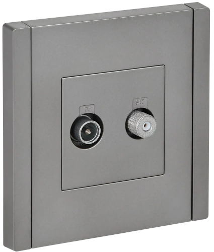 FORTE&PIANO Роз. двойная TV+SAT FP538 ст. IEK