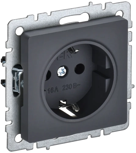 BRITE Роз. с з/к без з/ш 16А РС11-1-0-БрГ граф. IEK BRITE Роз. с з/к без з/ш 16А РС11-1-0-БрГ граф. IEK