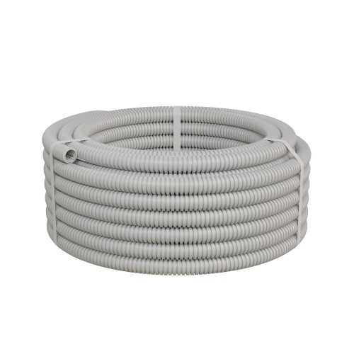 Труба ПВХ гофрир. легкая, с зондом диам 20мм (1шт = 25шт) Экопласт Труба ПВХ гофрир. легкая, с зондом диам 20мм (1шт = 25шт) Экопласт