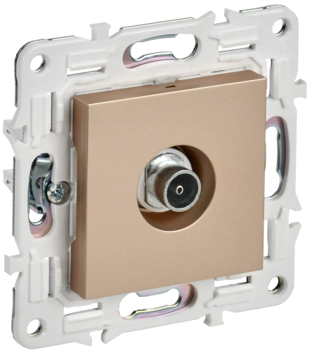 SKANDY Роз. TV оконечная SK-A12Sa песоч. IEK