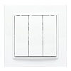 Минск Выключатель 3-клавишный СП,10А, белый EKF Basic