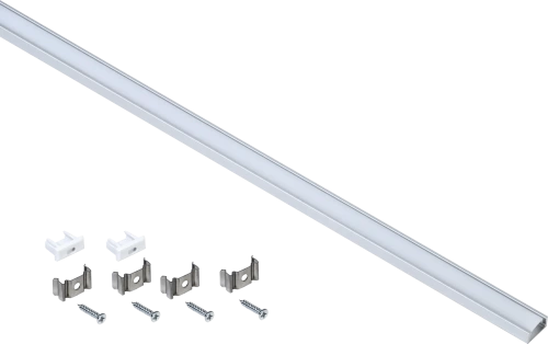 Профиль алюм. для LED ленты 1607 накл. прям. 2м к-т опал IEK
