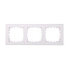 Рамка 3-постовая (белый) LK80