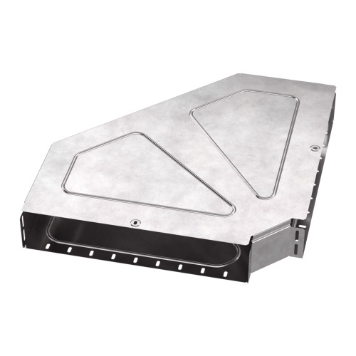 Угол горизонтальный 90 градусов с крышкой Стандарт 500х100 Промрукав Угол горизонтальный 90 градусов с крышкой Стандарт 500х100 Промрукав