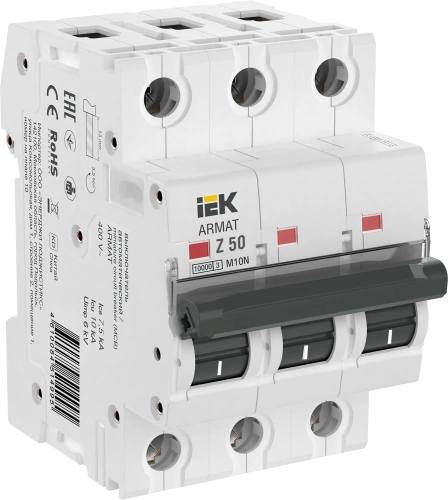 ARMAT Авт. выкл. M10N 3P Z 50А IEK ARMAT Авт. выкл. M10N 3P Z 50А IEK