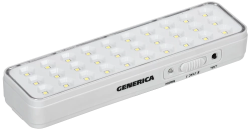 Светильник аккум. ДБА 1030 непост. 30LED 5ч 3Вт GENERICA
