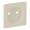 Valena LIFE. Лицевая панель силовой розетки 2К. Слоновая кость