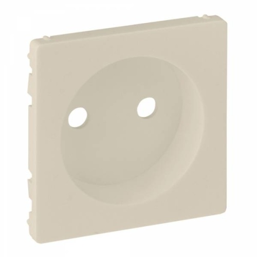 Valena LIFE. Лицевая панель силовой розетки 2К. Слоновая кость