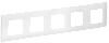 SKANDY Рамка 5-мест. SK-F05W арк. бел. IEK