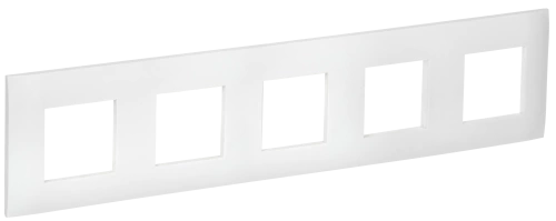 SKANDY Рамка 5-мест. SK-F05W арк. бел. IEK