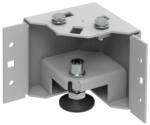 ITK by ZPAS Уголок цоколя h=100мм рег. сер. (4шт/компл) РФ