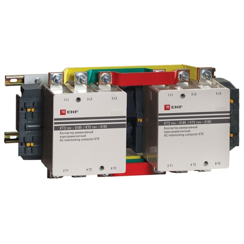 Контактор КТЭ реверсивный 185А 230В 2NO EKF PROxima Контактор КТЭ реверсивный 185А 230В 2NO EKF PROxima