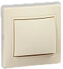 KVARTA Выключатель 1кл ВС10-1-0-ККм-44 10А IP44 крем. IEK