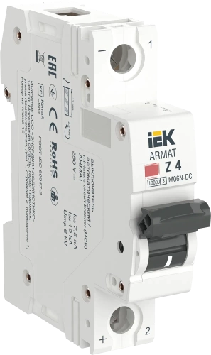 ARMAT Авт. выкл. M06N-DC 1P Z 4А IEK