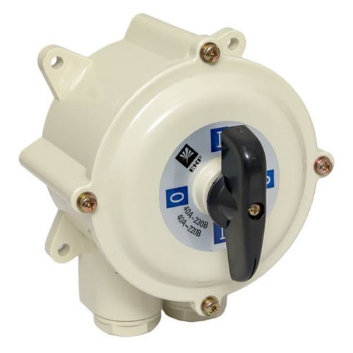 Пакетный выключатель ПВ 3-40 М1 пл. IP56 EKF PROxima Пакетный выключатель ПВ 3-40 М1 пл. IP56 EKF PROxima