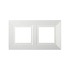 Рамка из металла, "Avanti", белая, 4 модуля