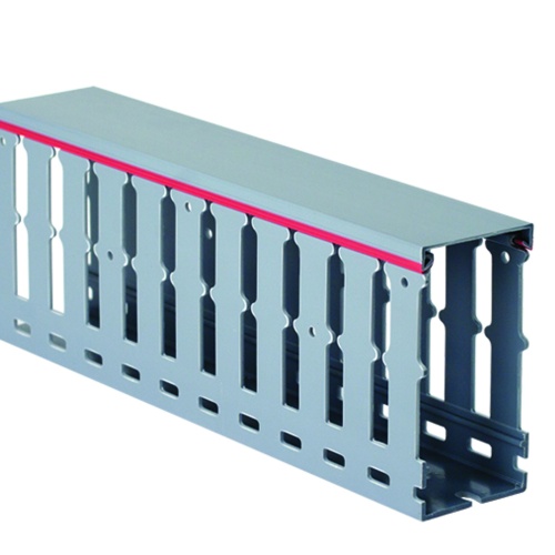 Короб перфорированный, серый RL12 40x40 (упак. 40 м)