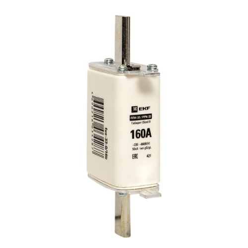 Плавкая вставка ППН-33 160/160А габарит 0 EKF