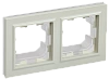 BRITE Рамка 2-мест. IP44 РУ-2-БрКр-44 беж. IEK