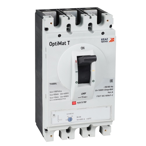 OptiMat T630V M 500A 4P