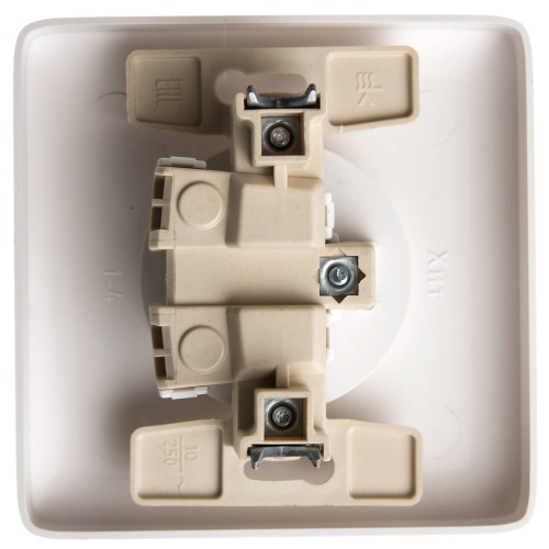 ХИТ С/У РОЗЕТКА без заземления со шторками 10А, 250В, БЕЛЫЙ. Россия