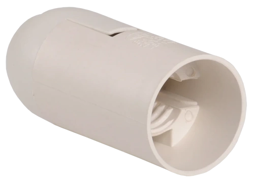 Патрон подвесной пластик, Е14, Ппл14-02-К02 белый (кр. 50шт.) ИЭК