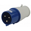 ЭРА Вилка переносная 023 2Р+РЕ 32А 220В IP44