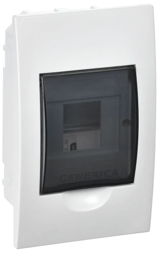 Бокс ЩРВ-П-4 модуля встр. пластик IP41 GENERICA