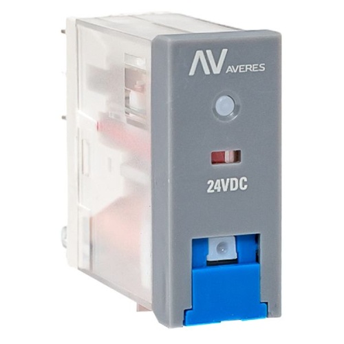 Реле промежуточное с кнопкой и мех. Индикацией RPAt 22/2 8A 24В DC EKF AVERES Реле промежуточное с кнопкой и мех. Индикацией RPAt 22/2 8A 24В DC EKF AVERES