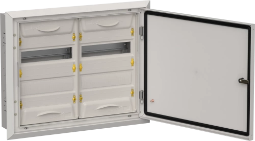 TITAN 5 Корпус мет. ЩРв-48 (2х24) 505х625х130 IP31 сер IEK